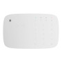 Ajax KeyPad Combi. Teclado táctil inalámbrico con sirena compatible con tarjetas y mandos cifrados. Color blanco