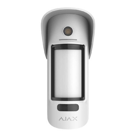 Ajax MotionCam Outdoor PhOD Jeweller. PIRCAM exterior inalámbrico con petición de imágenes. Color blanco