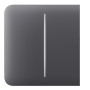 Ajax LightSwitch SideButton 2-gang. Pulsador Lateral Doble. Color Grafito