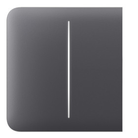 Ajax LightSwitch SideButton 2-gang. Pulsador Lateral Doble. Color Grafito