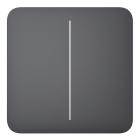 Ajax LightSwitch SoloButton 2-gang. Pulsador Doble. Color Grafito