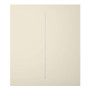 Ajax LightSwitch CenterButton 2-gang. Plusador Central Doble. Color Marfil