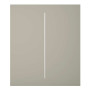 Ajax LightSwitch CenterButton 2-gang. Plusador Central Doble. Color Oliva