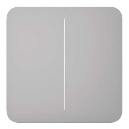 Ajax LightSwitch SoloButton 2-gang. Pulsador Doble. Color Niebla