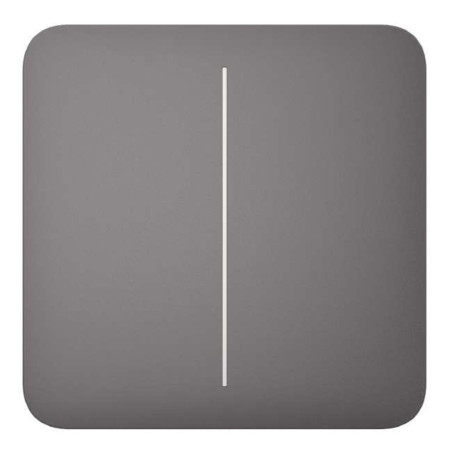 Ajax LightSwitch SoloButton 2-gang. Pulsador Doble. Color Gris