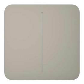 Ajax LightSwitch SoloButton 2-gang. Pulsador Doble. Color Oliva