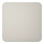 Ajax LightSwitch SoloButton 2-gang. Pulsador Doble. Color Ostra