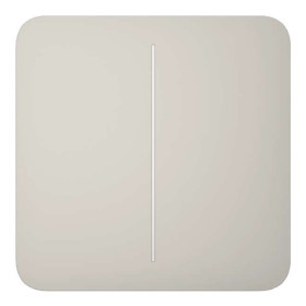 Ajax LightSwitch SoloButton 2-gang. Pulsador Doble. Color Ostra