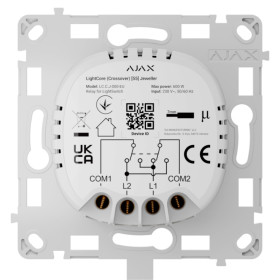 Ajax LightSwitch LightCore Crossover Jeweller. Interruptor de cruce