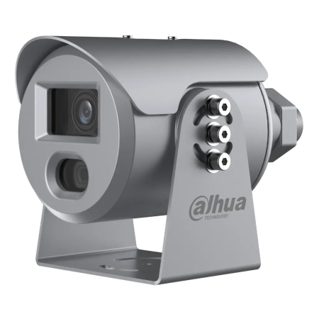 Cámara ATEX Explosion-proof 4M H265 WDR 3.6mm Starlight IR50m IP68 AUDIO E/S AI