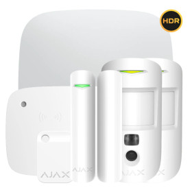 Kit Ajax blanco. Hub2 4G + 2MotionCam-HDR + DoorProtectPlus + KeyPadCombi + Tag