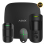 Kit Ajax negro. Hub 2 + MotionCam-HDR + MotionProtect + SpaceControl