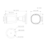 Tubular HDCVI 4EN1 2M IR30m 2.8mm IP67