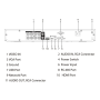 DVR 5EN1 H265 8ch 4K@6ips +8IP 8MP 1HDMI 2HDD AUDIO AI