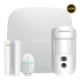 Ajax StarterKit Cam Blanco. Hub 2 4G + MotionCam-HDR + DoorProtect + SpaceControl