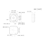 Caja conexiones para HDBW1 HDBW2 HDBW5