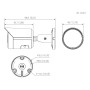 Tubular IP 2M H265 FULL COLOR WDR LED30m 3.6mm IP67 PoE MIC AI