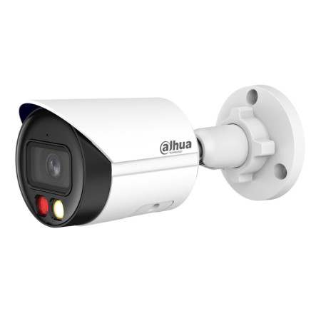 Tubular IP 2M H265 WDR Iluminación Dual LED20m/IR30m 2.8mm IP67 PoE MIC AI