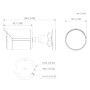 Tubular IP 2M H265 WDR Iluminación Dual LED20m/IR30m 2.8mm IP67 PoE MIC AI
