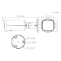 Tubular IP 2M H265 FULL COLOR WDR Iluminación Dual LED60m/IR60m 2.7-13.5mm IP67 PoE MIC AI