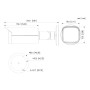 Tubular IP H265 4M DN WDR Starlight IR60m 2.7-13.5VFM IP67 PoE SD AI Color negro