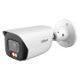 Tubular IP H265 8M WDR Iluminación Dual LED30m/IR30m 2.8mm IP67 PoE SD AUDIO MIC E/S AI