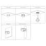 Domo IP H265 2M WDR Starlight IR40m 2.7-13.5VFM IP67 IK10 PoE MIC AI. Color negro