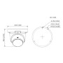 MiniDomo IP 2M H265 WDR Iluminación Dual LED50m/IR50m 2.8mm IP67 PoE MIC AI