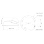 Domo IP H265 4M FULL COLOR WDR Iluminación Dual LED30m/IR30m 2.8mm IK10 IP67 PoE MIC AUDIO E/S AI