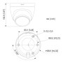 MiniDomo IP 4M H265 FULL COLOR WDR IVS SMD Iluminación Dual LED30m/IR30m 2.8mm IP67 PoE MIC AI