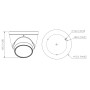 MiniDomo IP H265 5M DN WDR 3DNR Starlight IR40m 2.7-13.5VFM IP67 PoE SD MIC AI