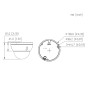 Domo IP H265 6M WDR Iluminación Dual LED30m/IR30m 2.8mm IK10 IP67 PoE SD MIC AI