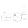 Domo IP H265 8M DN SMART WDR Starlight IVS SMD IR40m 2.7-13.5VFM IP67 IK10 PoE MIC AI