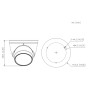 MiniDomo IP H265 8M DN WDR 3DNR Starlight IR40m 2.7-13.5VFM IP67 PoE SD MIC AI