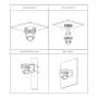 MiniDomo IP 8M H265 FULL COLOR WDR IVS SMD Iluminación Dual LED30m/IR30m 2.8mm IP67 PoE MIC AI
