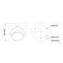 MiniDomo IP TiOC 3.0 H265 8M WDR Iluminación Dual LED30m/IR30m 2.8mm IP67 PoE MIC AUDIO E/S AI