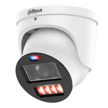 MiniDomo IP WizColor TiOC PRO H265 8M WDR Iluminación Dual LED50m/IR50m 2.7-12VFM IP67 PoE MIC/Altavoz AUDIO E/S AI