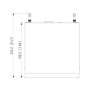NVR 4ch 80Mbps H265 HDMI 1HDD WiFi Antena Dual