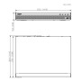 NVR 4ch 80Mbps H265 4K HDMI 4PoE 2HDD E/S
