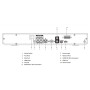 NVR 4ch 80Mbps H265 4K HDMI 4PoE 2HDD E/S