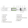 NVR 8ch 448Mbps H265 HDMI 8PoE 2HDD E/S AI