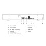 NVR 16ch 144Mbps H265 4K HDMI 2HDD
