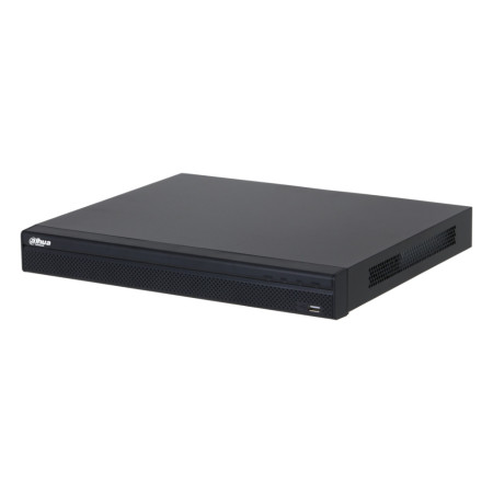NVR 16ch 160Mbps H265 4K HDMI 16PoE 2HDD E/S