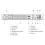 NVR 16ch 160Mbps H265 4K HDMI 16PoE 2HDD E/S
