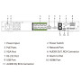 NVR 16ch 448Mbps H265 HDMI 8PoE 2HDD E/S AI