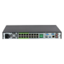 NVR 16ch 512Mbps H265 1xHDMI 8K 16PoE 2HDD E/S AI