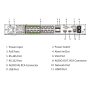 NVR 16ch 512Mbps H265 1xHDMI 8K 16PoE 2HDD E/S AI