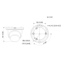MiniDomo IP 6M H265 Iluminación Dual LED30m/IR30m 2.8mm IP67 PoE MIC AI
