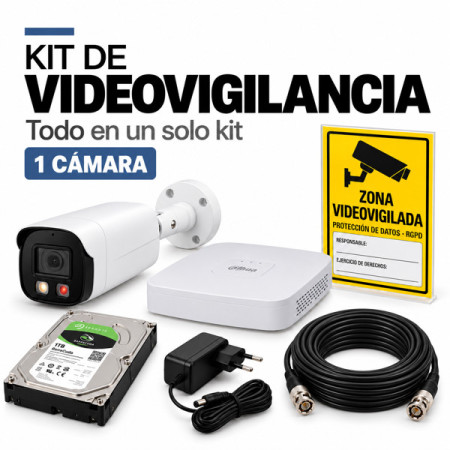 Kit de videovigilancia de 1 camara