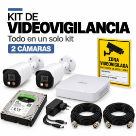 Kit de videovigilancia de 2 camaras